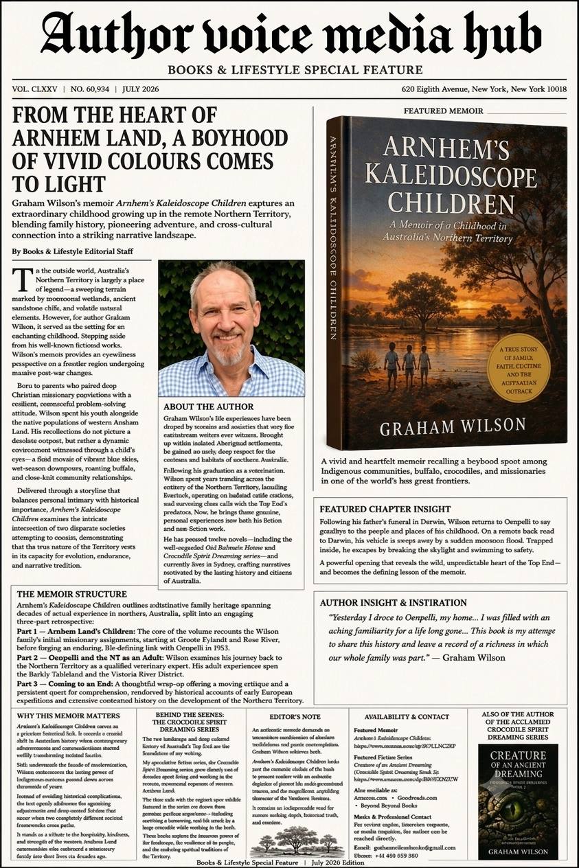 Author Voice Media Hub — Graham Wilson's 'Arnhem's Kaleidoscope Children'